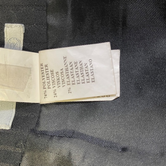 Black Skirt No brand inside lining zipper with small slip slid size 14 Pre-owned - Picture 11 of 12